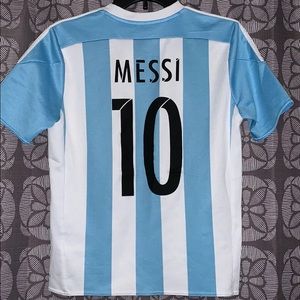Youth L Messi Argentina Soccer Jersey